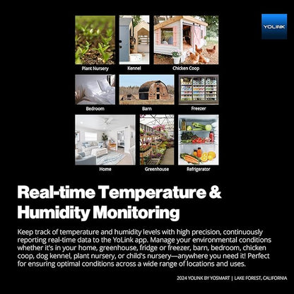 Real-time temperature and humidity monitoring
