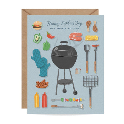 Inklings Paperie Smokin' Hot Dad Father's Day Card