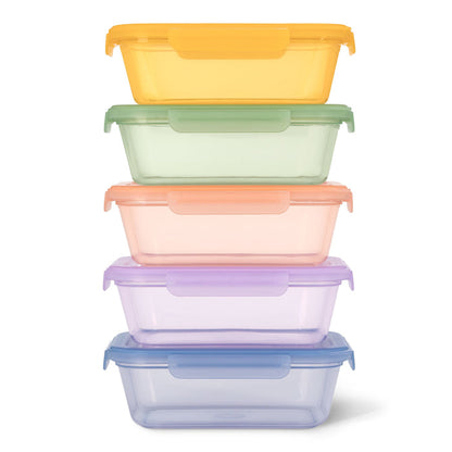 Snap & Nest Meal Prep Containers, Set of 5