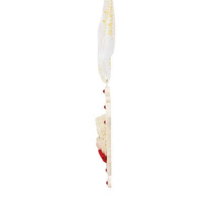Snowflake Kisses ornament