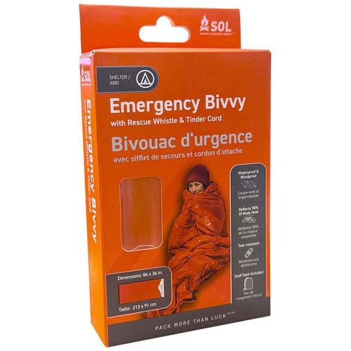 survive outdoors emergency bivvy orange