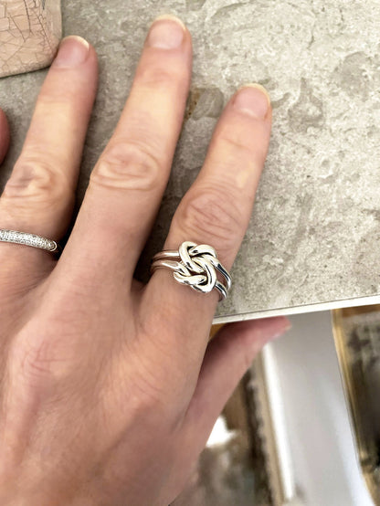 Soul Knot silverring | 925 silver