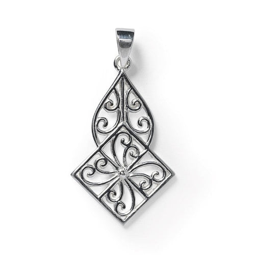 Southern Gates Sterling Silver Art Deco Clara Pendant (97109)
