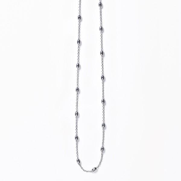 Southern Gates® Sterling Silver Rice Bead Satellite Necklace 925 Sterling Silver Designed and distributed in Charleston, SC Made in Italy  Gorgeous sterling silver rice beads pay homage to the Holy City's rice history and South Carolina's agricultural background. Our stunning Rice Bead Collection includes chains, hoop earrings, rings, and bracelets.