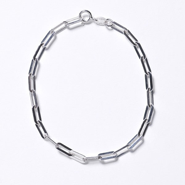 Southern Gates® Rectangle Paperclip Bracelet Italian Bracelets Rectangle Paperclip Bracelet Available Lengths: 7" & 8" Necklaces also available. 925 Sterling Silver Made in Italy