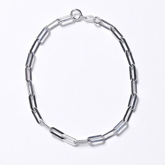 Southern Gates® Rectangle Paperclip Bracelet Italian Bracelets Rectangle Paperclip Bracelet Available Lengths: 7" & 8" Necklaces also available. 925 Sterling Silver Made in Italy