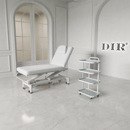 SpaCare Beauty Spa Trolley Cart in a clinical setting with 'DIR' logo.
