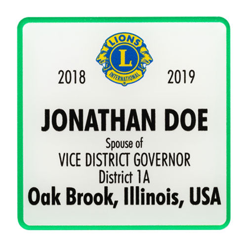 SPOUSE OF VICE DISTRICT GOVERNOR BADGE
