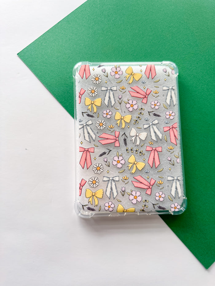 Springtime Bows and Flowers E reader Case