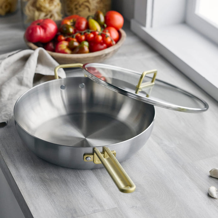 CC008997-102 - Tucci Stanley Tucci Ceramic Non-Stick 33cm Essential Stanley Pan Stainless Steel - Product Image 3