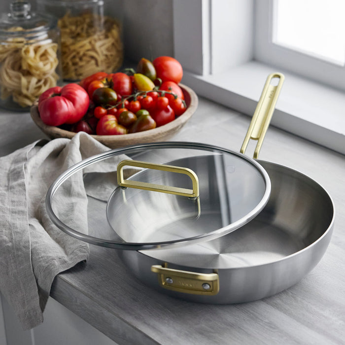 CC008997-102 - Tucci Stanley Tucci Ceramic Non-Stick 33cm Essential Stanley Pan Stainless Steel - Product Image 4