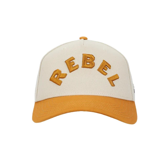 Star Wars - Rebel Men's Off-white & Orange A-Frame Snapback Hat