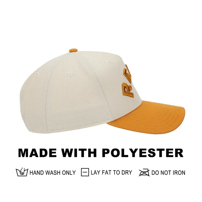 Star Wars - Rebel Men's Off-white & Orange A-Frame Snapback Hat