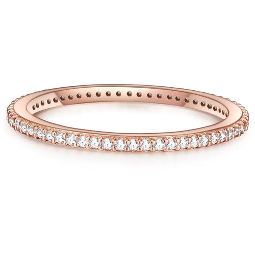 Steck Ring Zirkonia roségold