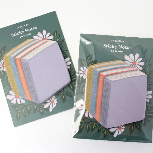 Inklings Paperie Sticky Notes - Book Stack