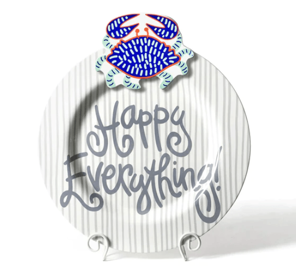 Stone Skinny Stripe Big Happy Everything Round Platter