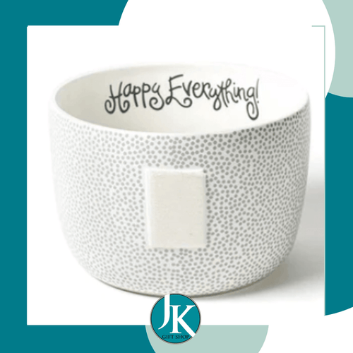 Stone Small Dot Big Happy Everything Bowl