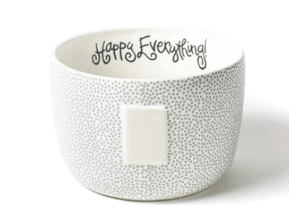 Stone Small Dot Big Happy Everything Bowl