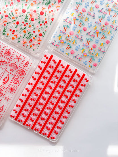 Striped Cherries Kindle Paperwhite Case – Cute E-Reader Cover