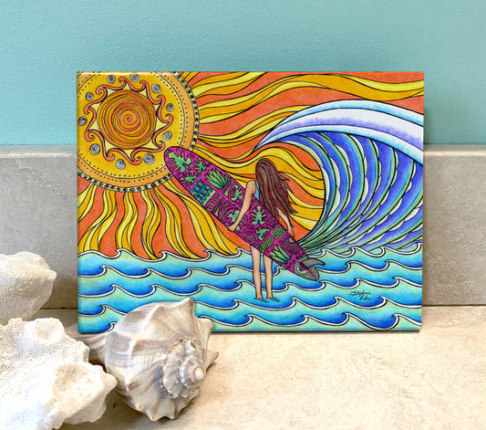 Summer Sun Ceramic Tile