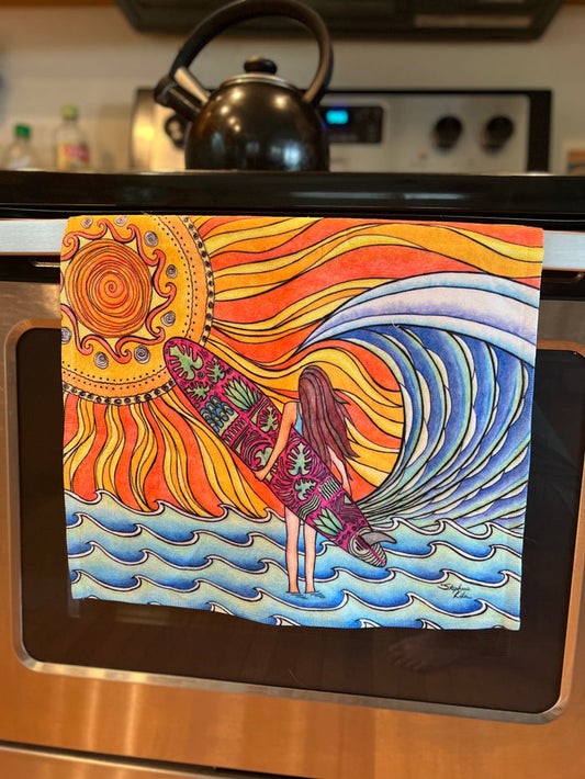 Summer Sun Hand Towel