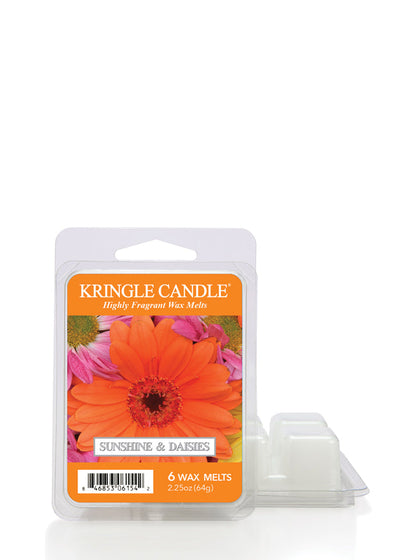 Kringle Candle Sunshine & Daisies wax melt packaging on a white background