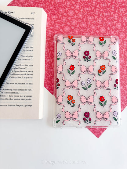Sweet Peony Kindle Case and/or Bookmark [Combined Listing] – Floral E-Reader Cover
