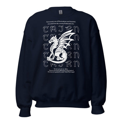 Tairneanach We Don't Eat Our Allies Sweatshirt - The Bean Workshop - fourth wing, rebecca yarros, sweatshirt, tairn, Tairneanach