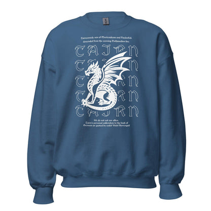 Tairneanach We Don't Eat Our Allies Sweatshirt - The Bean Workshop - fourth wing, rebecca yarros, sweatshirt, tairn, Tairneanach