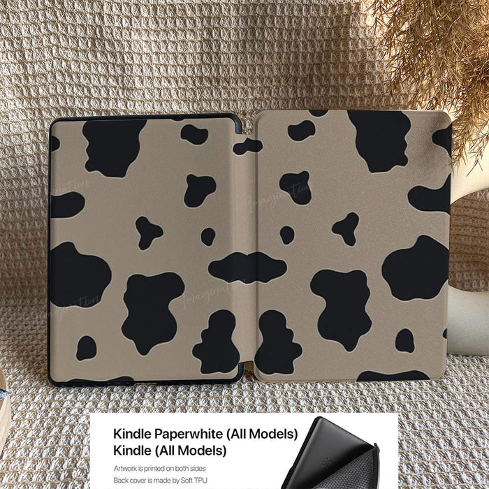Taupe Cow Print | Kindle Case