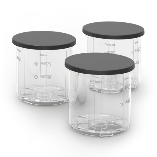 Tefal Dolci Ice Cream Maker Accessory - Bowls 3 Pack