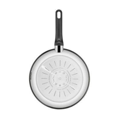 Tefal Everyday Chef Induction Stainless Steel Non-Stick Frypan 24cm induction base