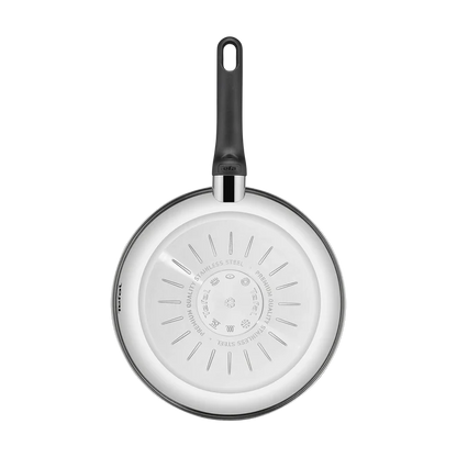 Tefal Everyday Chef Induction Uncoated Stainless Steel Frypan 24cm induction base
