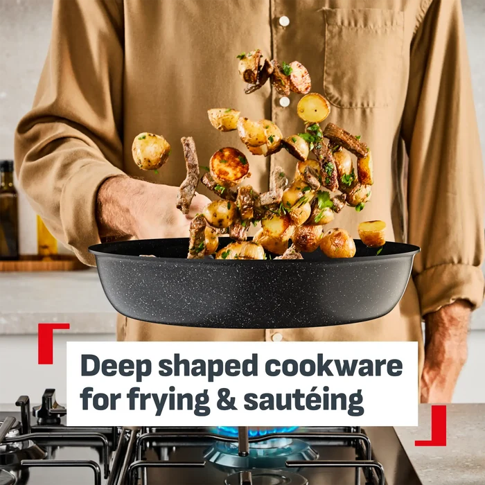Tefal Excellence+ Ceramic Induction Non-Stick with deep shape for frying and sauteing