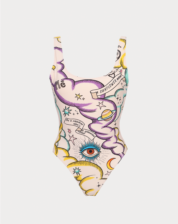 Tessa Enlightenment Printed Swimsuit