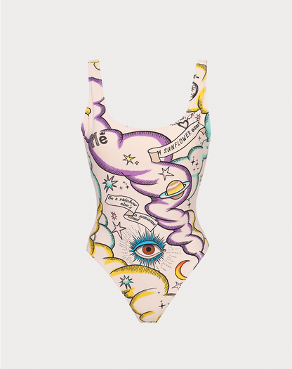 Tessa Enlightenment Printed Swimsuit