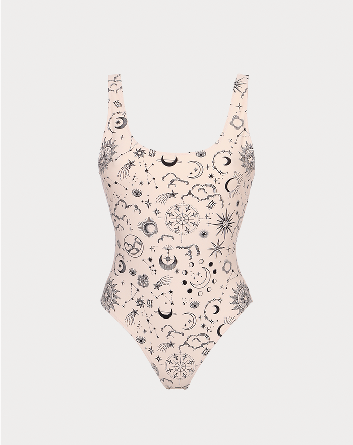 Tessa Zodiac Printed Swimsuit