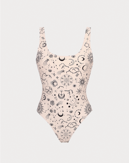 Tessa Zodiac Printed Swimsuit