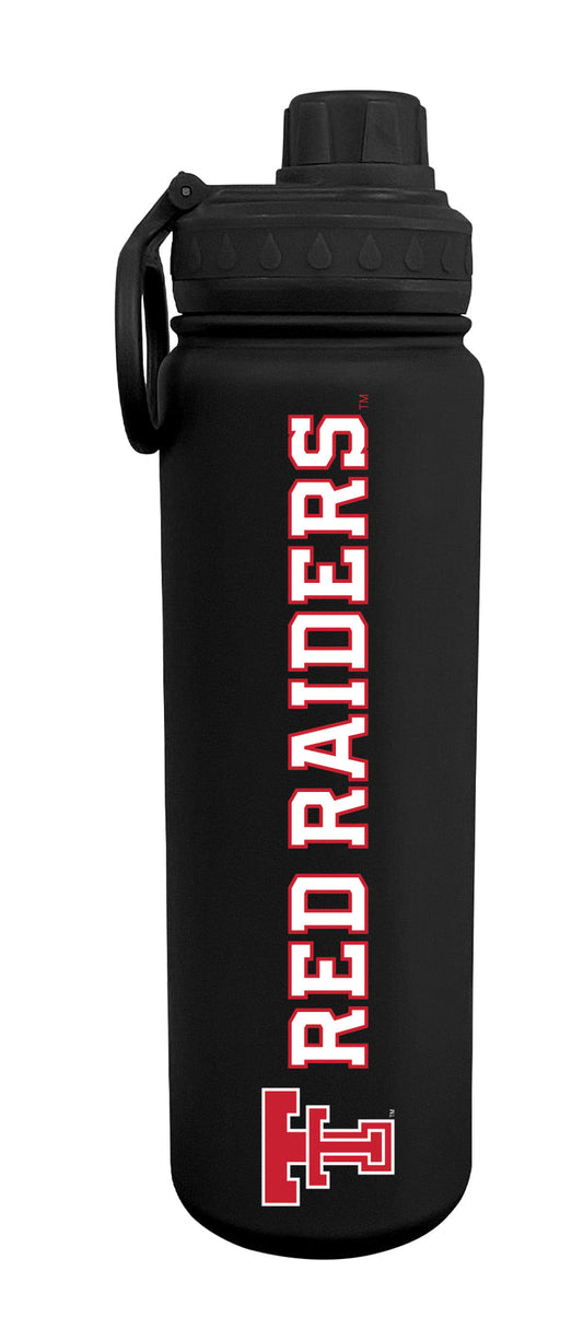 Texas Tech 24oz. Stainless Steel Bottle - Primary Logo & Mascot Wordmark