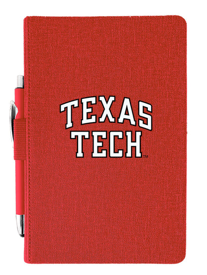 Texas Tech Journal with Pen - Wordmark