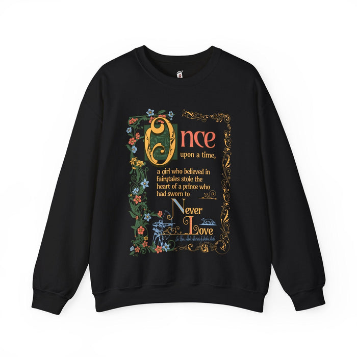 The Ballad of The Archer and The Fox Sweatshirt - The Bean Workshop - Cottagecore, evangeline fox, Evangeline Fox fan gear, Fantasy, Jacks and Evangeline, jacks prince of hearts, Library visit, literary quote sweatshirt, long sleeve, once upon a broken heart, ouabh, Prince of Hearts, romantic fantasy book crewneck, stephanie garber, Sweatshirts, Typography