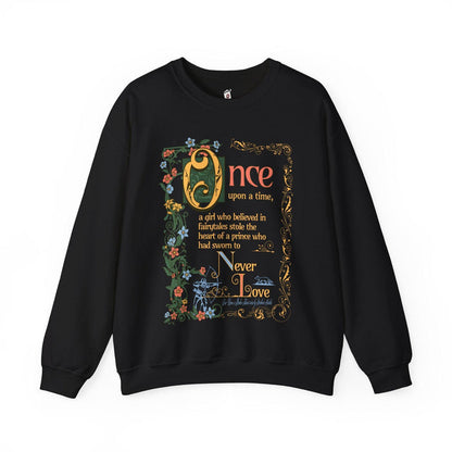 The Ballad of The Archer and The Fox Sweatshirt - The Bean Workshop - Cottagecore, evangeline fox, Evangeline Fox fan gear, Fantasy, Jacks and Evangeline, jacks prince of hearts, Library visit, literary quote sweatshirt, long sleeve, once upon a broken heart, ouabh, Prince of Hearts, romantic fantasy book crewneck, stephanie garber, Sweatshirts, Typography