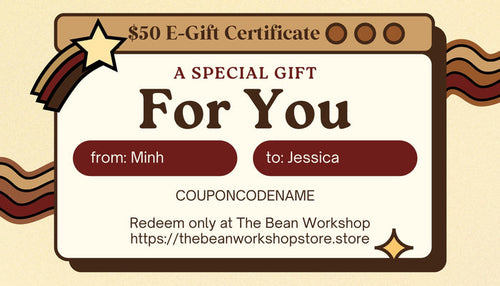 The Bean Workshop Gift Card - The Bean Workshop -