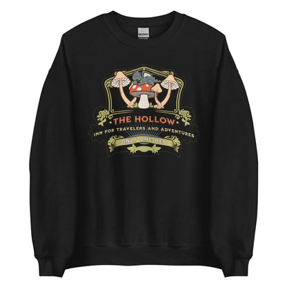 The Hollow Sweatshirt - The Bean Workshop - evangeline fox, fantasy romance clothing, jacks prince of hearts, once upon a broken heart, Only One Bed trope merch, ouabh, Pastel design, retro, stephanie garber, sweatshirt, Whimsical art