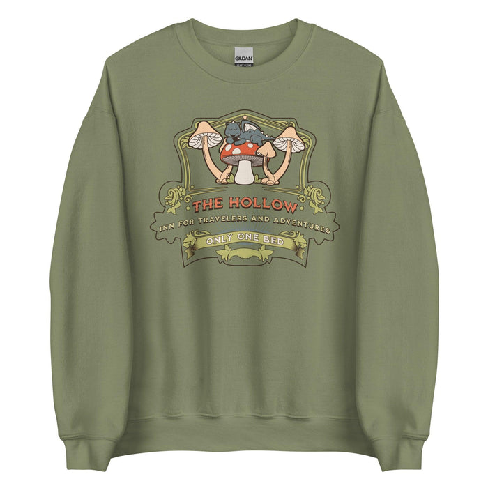 The Hollow Sweatshirt - The Bean Workshop - evangeline fox, fantasy romance clothing, jacks prince of hearts, once upon a broken heart, Only One Bed trope merch, ouabh, Pastel design, retro, stephanie garber, sweatshirt, Whimsical art
