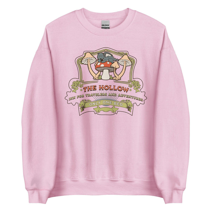 The Hollow Sweatshirt - The Bean Workshop - evangeline fox, fantasy romance clothing, jacks prince of hearts, once upon a broken heart, Only One Bed trope merch, ouabh, Pastel design, retro, stephanie garber, sweatshirt, Whimsical art