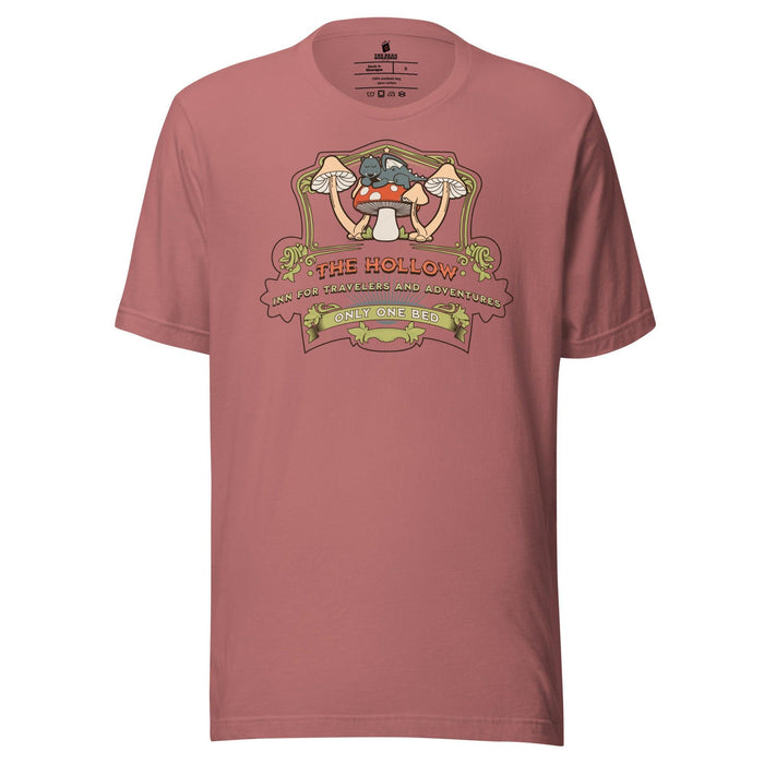 The Hollow T-Shirt - The Bean Workshop - cute bookish top, evangeline fox, Jacks and Evangeline, jacks prince of hearts, Little Fox, once upon a broken heart, Only One Bed shirt, ouabh, Pink and Green, stephanie garber, t-shirt, The Ballad of Never After, Whimsical dragon