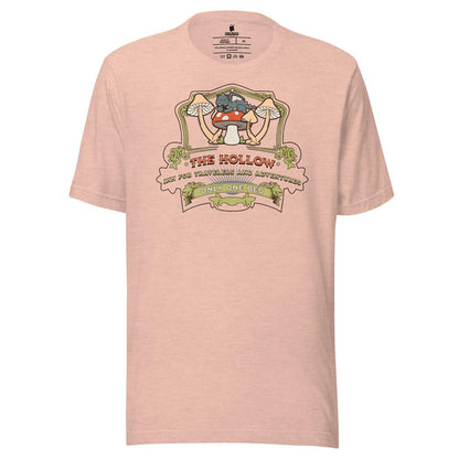 The Hollow T-Shirt - The Bean Workshop - cute bookish top, evangeline fox, Jacks and Evangeline, jacks prince of hearts, Little Fox, once upon a broken heart, Only One Bed shirt, ouabh, Pink and Green, stephanie garber, t-shirt, The Ballad of Never After, Whimsical dragon