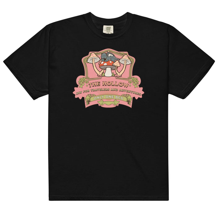 The Hollow Tee Shirt - The Bean Workshop - box tee, cute bookish top, evangeline fox, Jacks and Evangeline, jacks prince of hearts, Little Fox, once upon a broken heart, Only One Bed shirt, ouabh, Pink and Green, retro, stephanie garber, The Ballad of Never After, Whimsical dragon