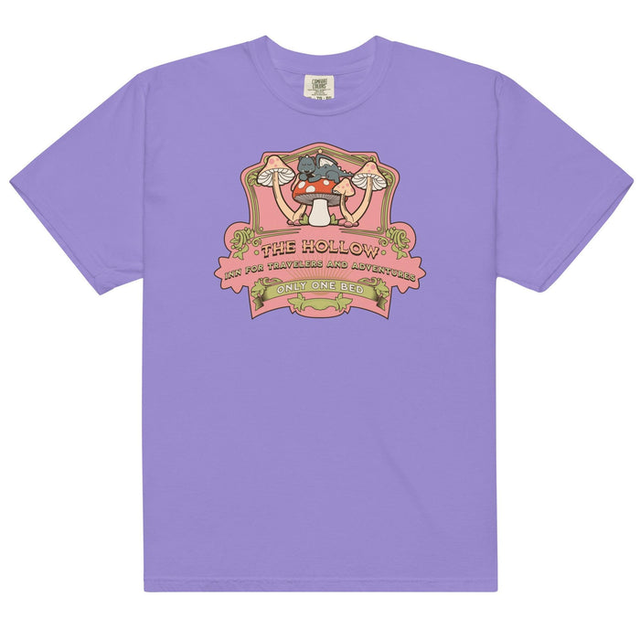 The Hollow Tee Shirt - The Bean Workshop - box tee, cute bookish top, evangeline fox, Jacks and Evangeline, jacks prince of hearts, Little Fox, once upon a broken heart, Only One Bed shirt, ouabh, Pink and Green, retro, stephanie garber, The Ballad of Never After, Whimsical dragon
